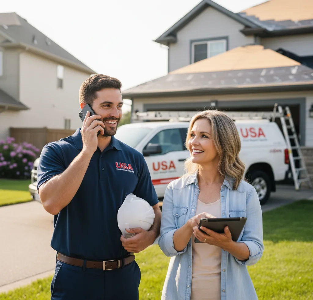 USA Roof Repair Experts customer support in Emmetsburg